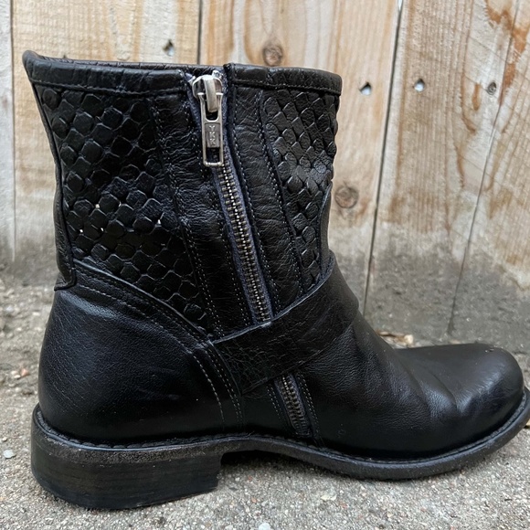 Bed Stu Cobbler - Buckle & Zipper Low Boots - Woven - Picture 9 of 13